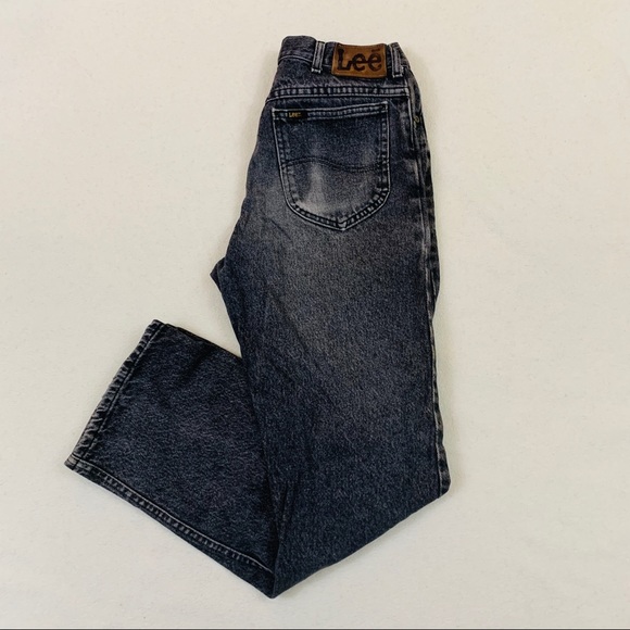 Vintage Black Lee Jeans - Picture 1 of 4